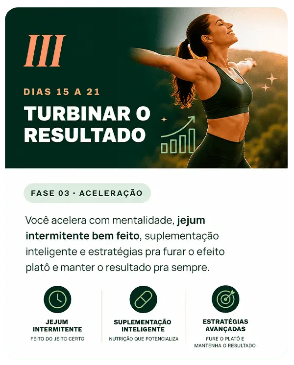 Fase 3 do Desafio ACT: turbinar o resultado nos dias 15 a 21