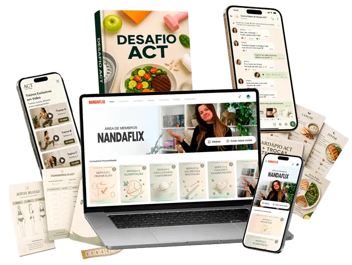 Materiais digitais incluídos no Desafio ACT